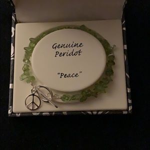 PRICE DROP! Sterling silver peace bracelet
